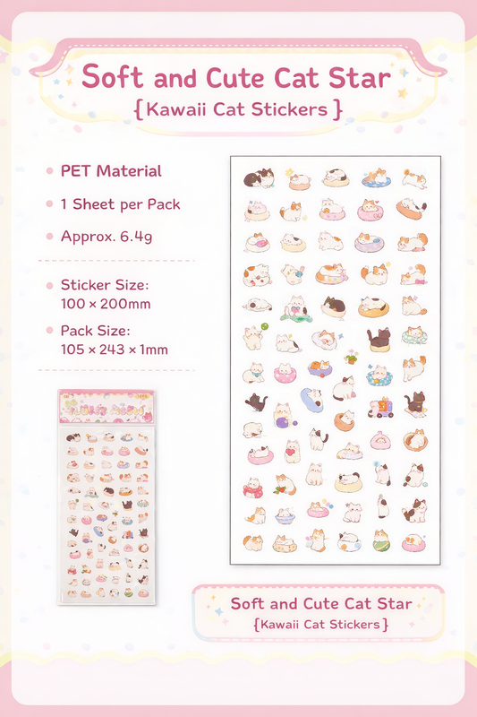 Adorable Animal Sticker collection, 20-pcs/set