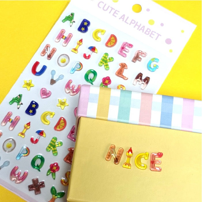 BONITO Number & Letter Stickers, 20-pcs