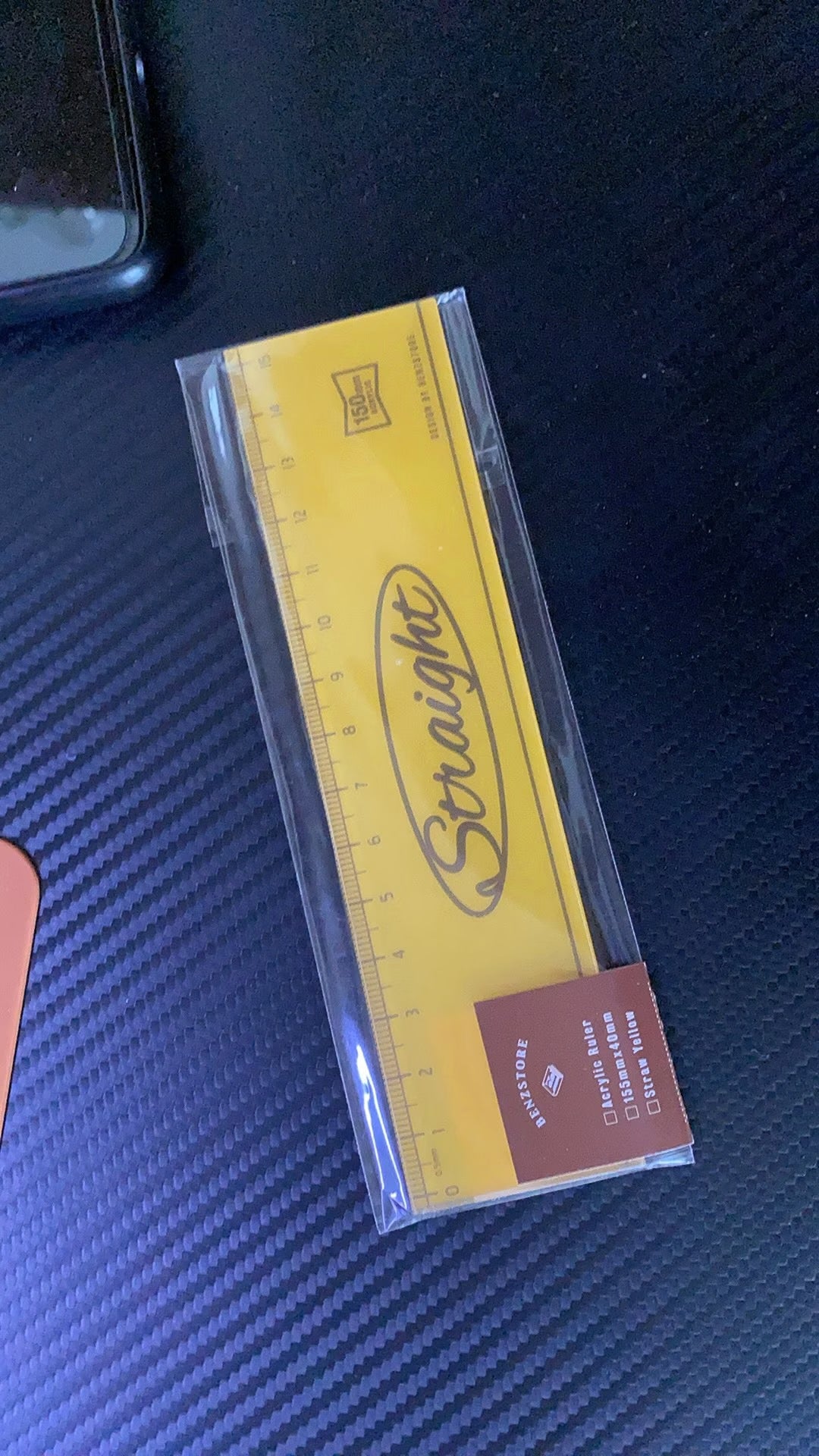 Vintage Thick acrylic ruler 15cm, 10-pcs