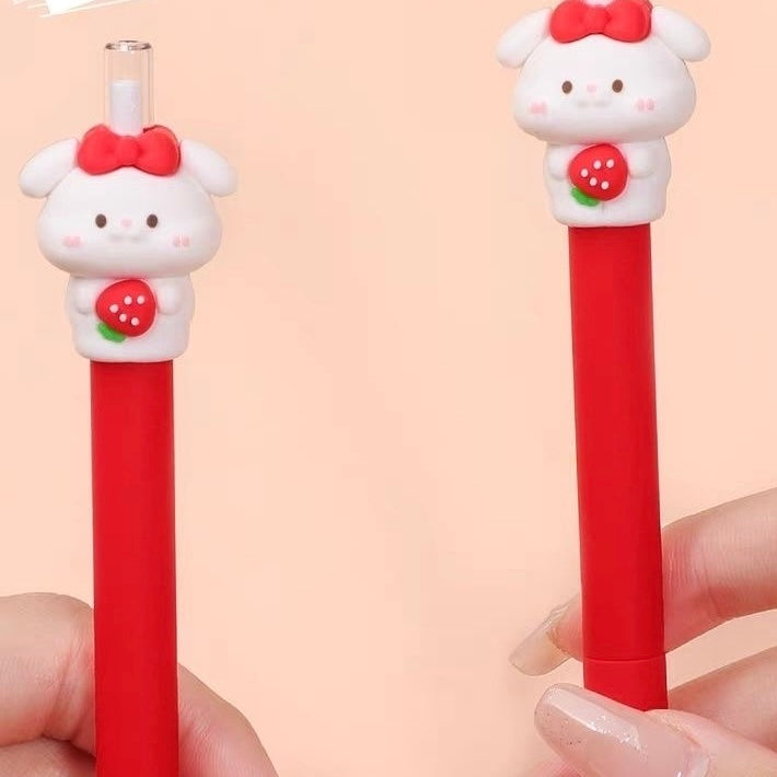 Strawberry Bunny Eternal Pencil, 24-pcs