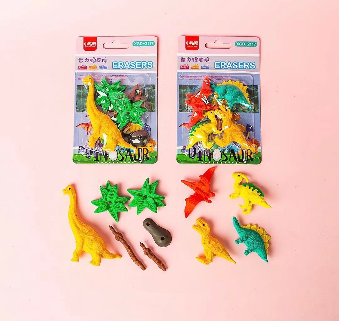 Novelty Animals Eraser, 24-cards