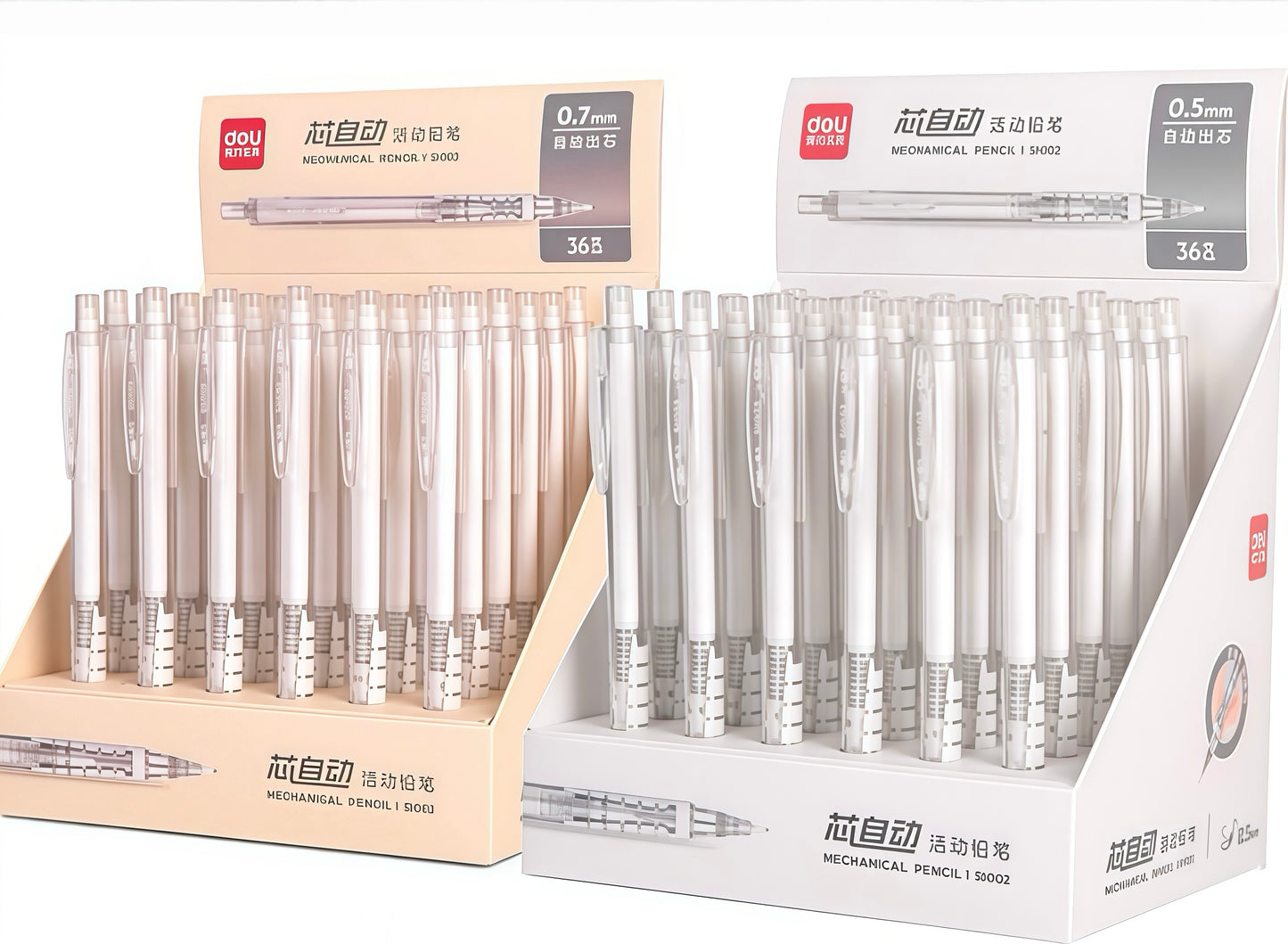 Deli SH102/103 Mechanical Pencil, 36-pcs