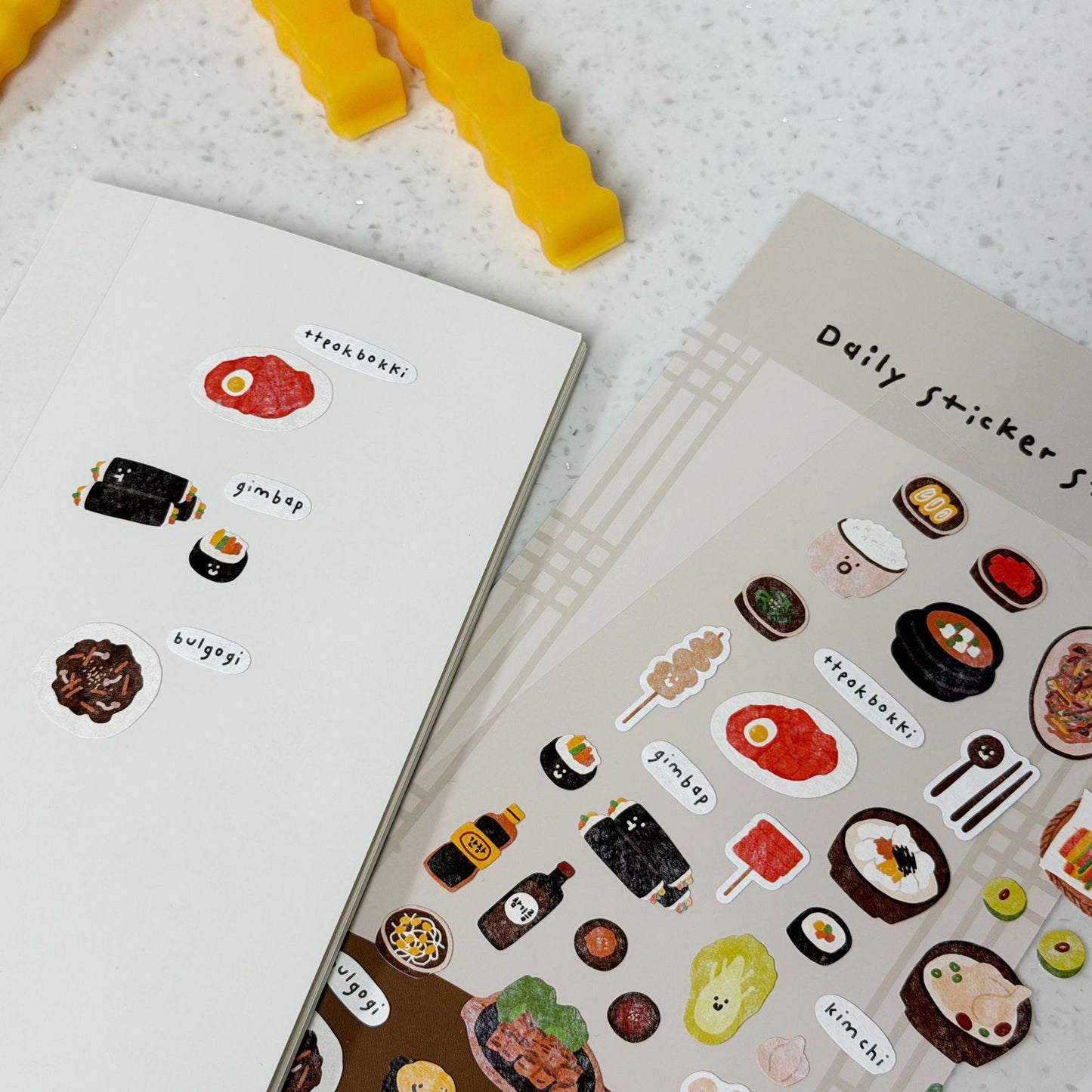 BONITO Classic Korean Food Stickers, 18-pcs