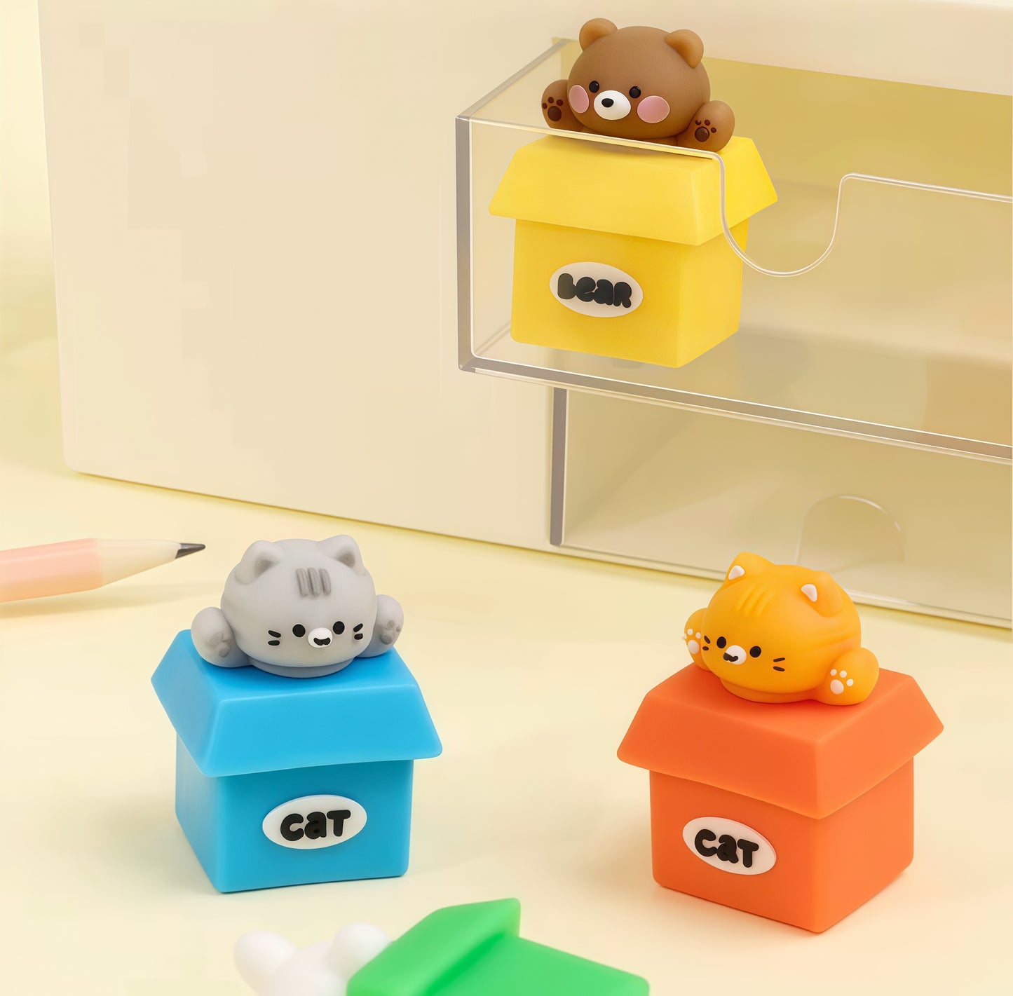 Kitten Mini Pencil Sharpener, 576-pcs/set