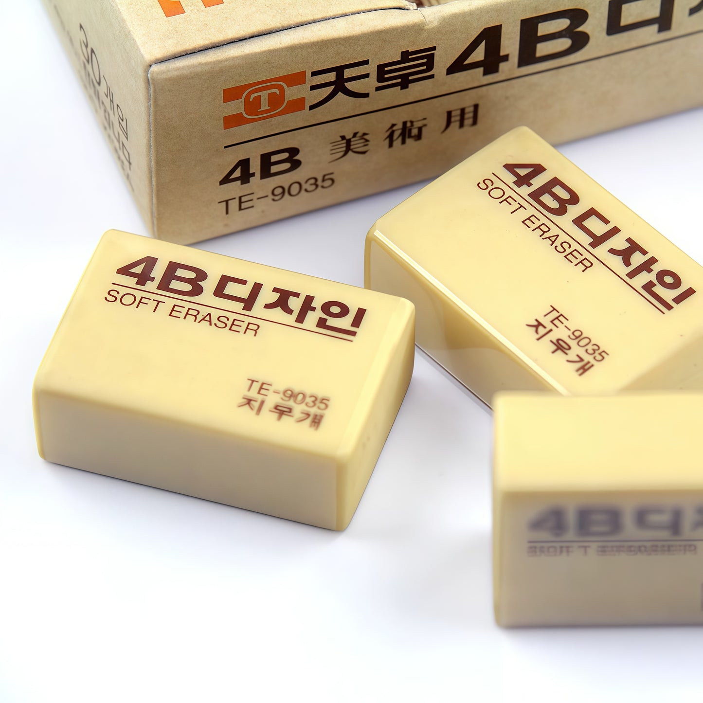 T 4B Soft Eraser, 60-pcs/set