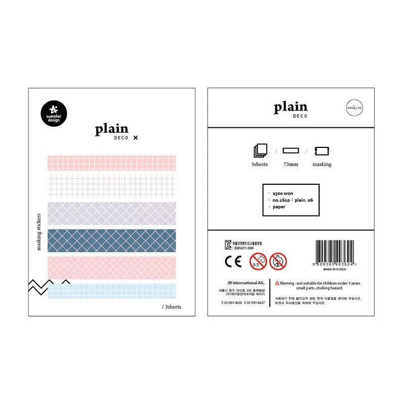 Suatelier Planner Index Tabs, 20-pcs