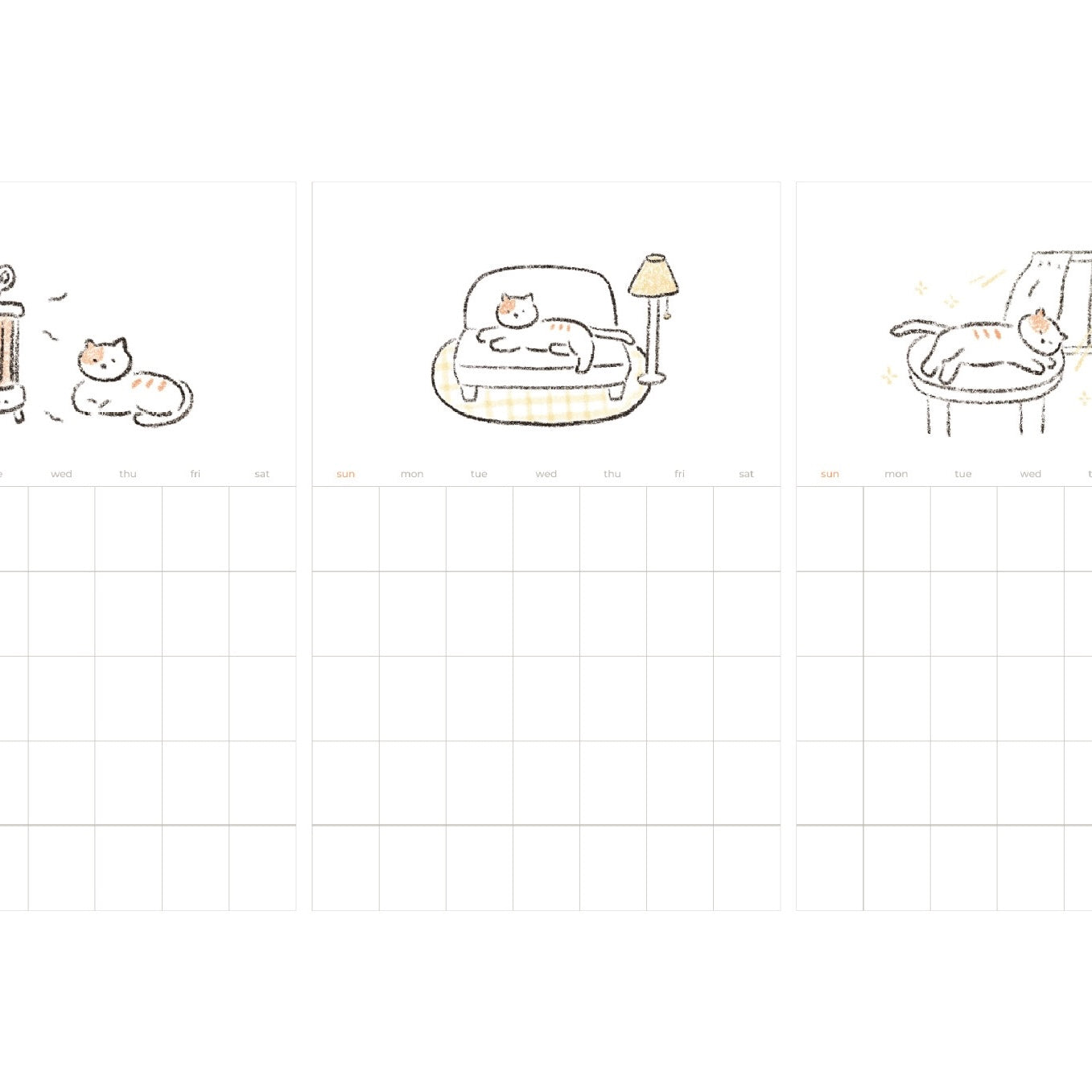 Suatelier Monthly Plan Sticker #4, 20-pcs