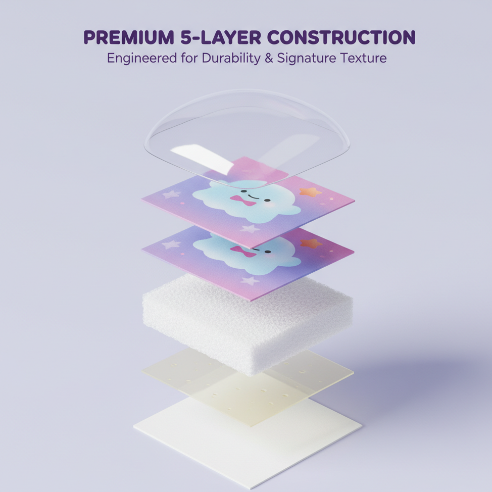 3D Sticker Cute Animal & Dessert Collection, 20-pcs/set