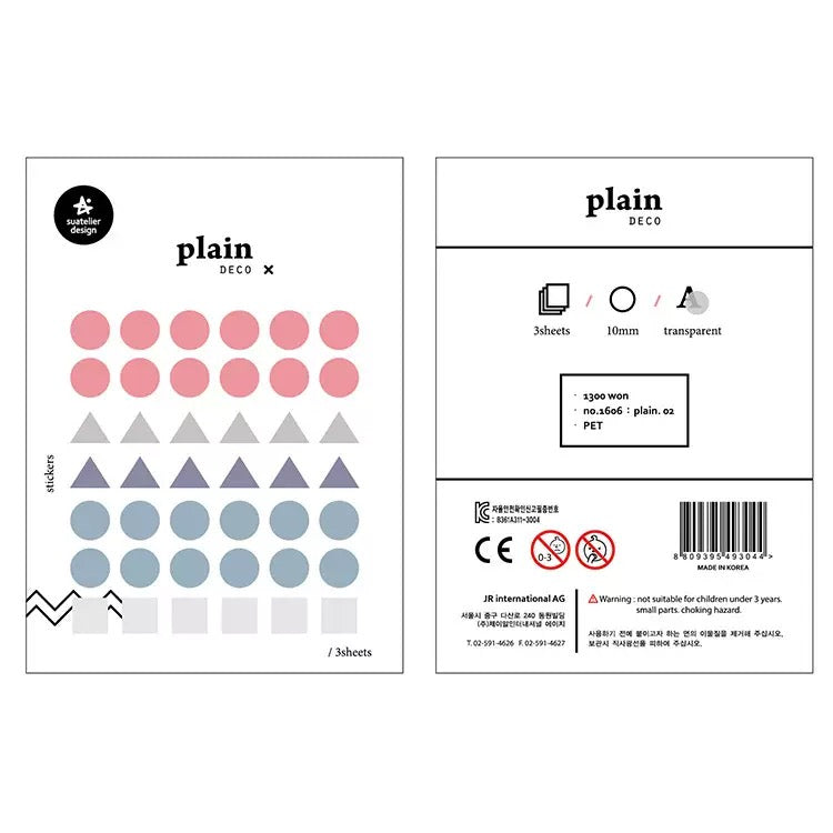 Suatelier Planner Index Tabs, 20-pcs