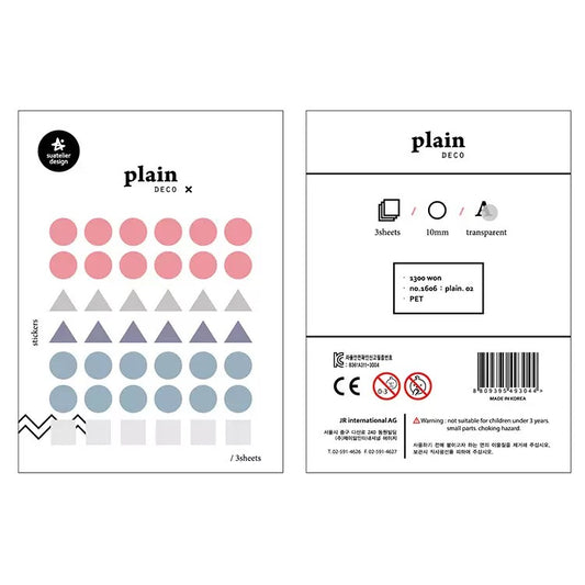 Suatelier Planner Index Tabs, 20-pcs