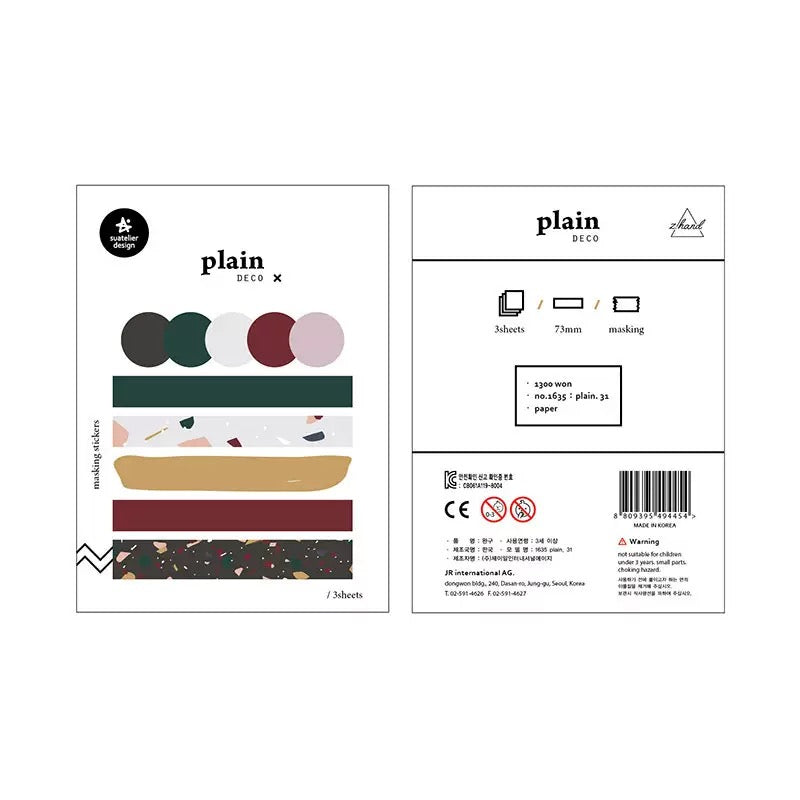 Suatelier Planner Index Tabs, 20-pcs