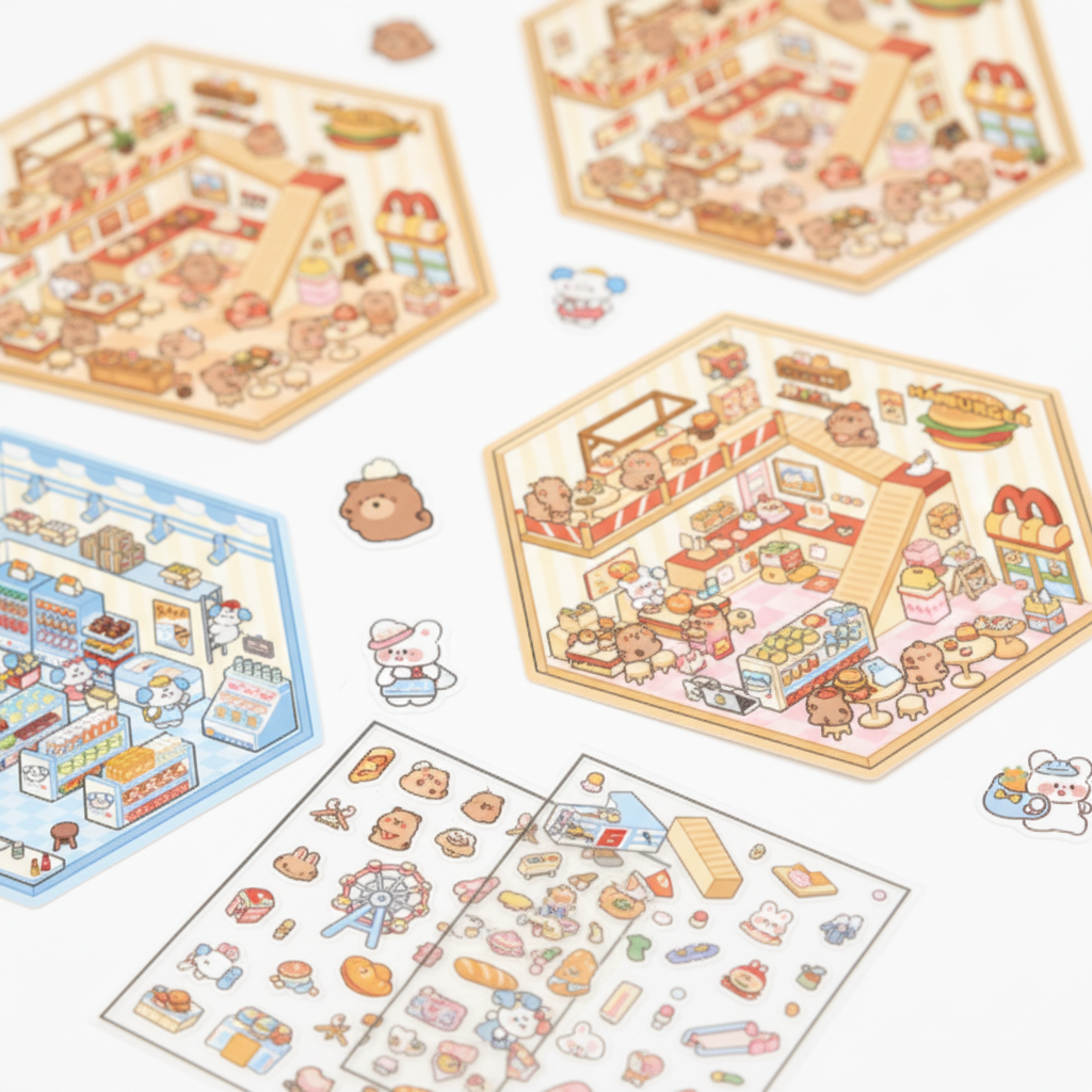 造景贴纸产品图3 - 细节特写