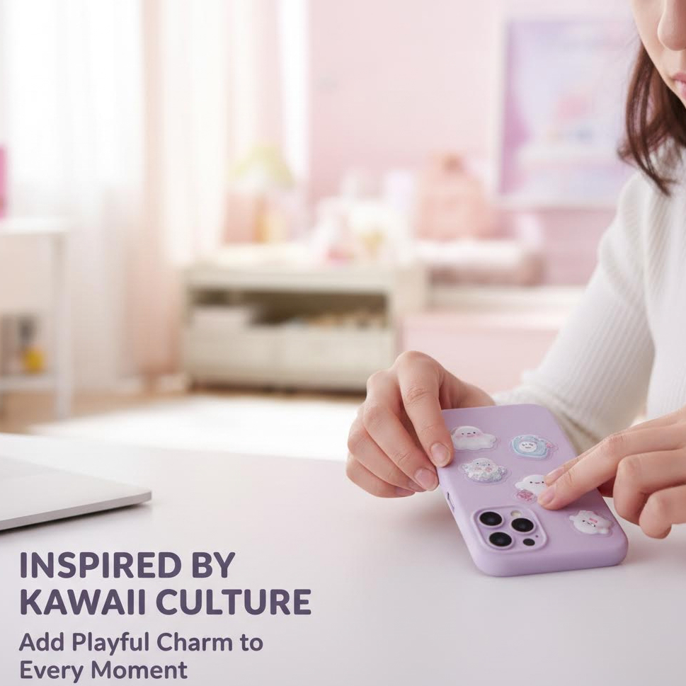 3D Sticker Cute Animal & Dessert Collection, 20-pcs/set