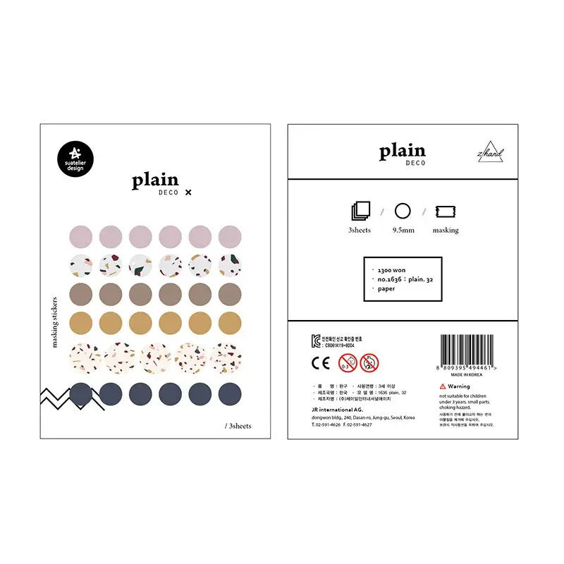Suatelier Planner Index Tabs, 20-pcs