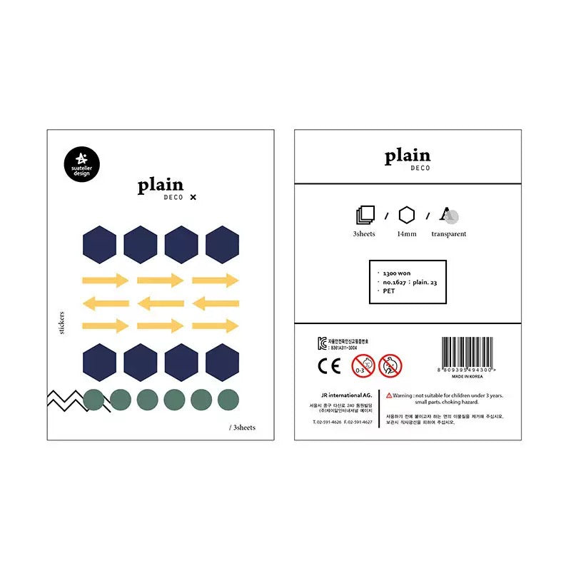 Suatelier Planner Index Tabs, 20-pcs