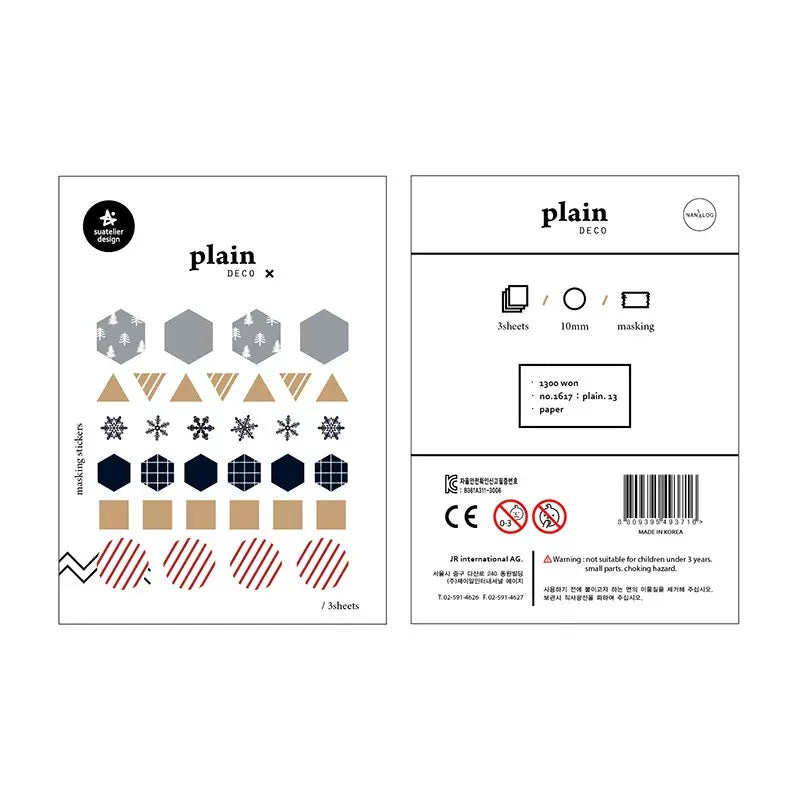 Suatelier Planner Index Tabs, 20-pcs