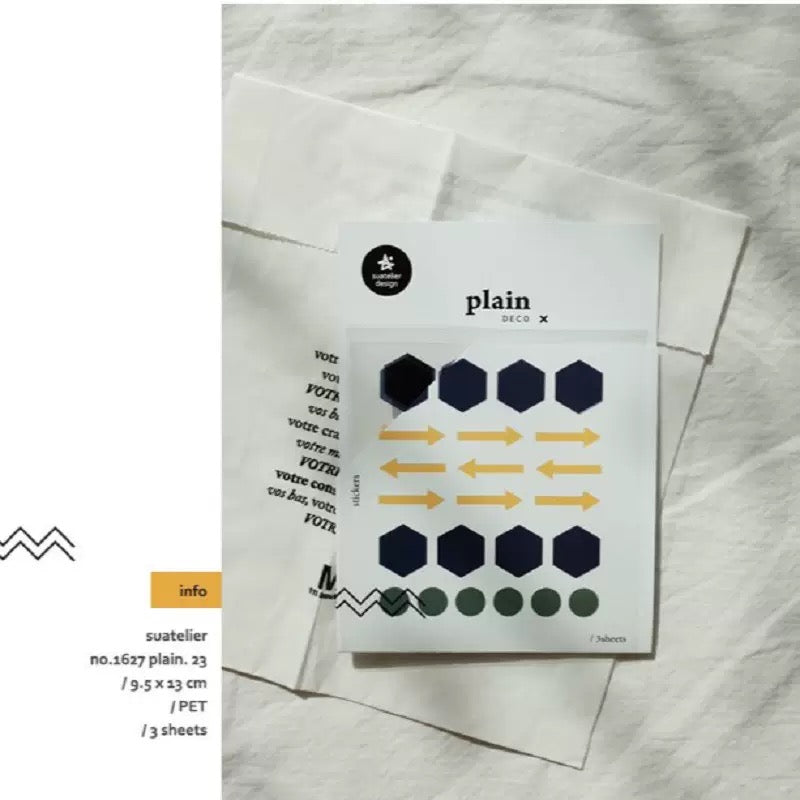 Suatelier Planner Index Tabs, 20-pcs