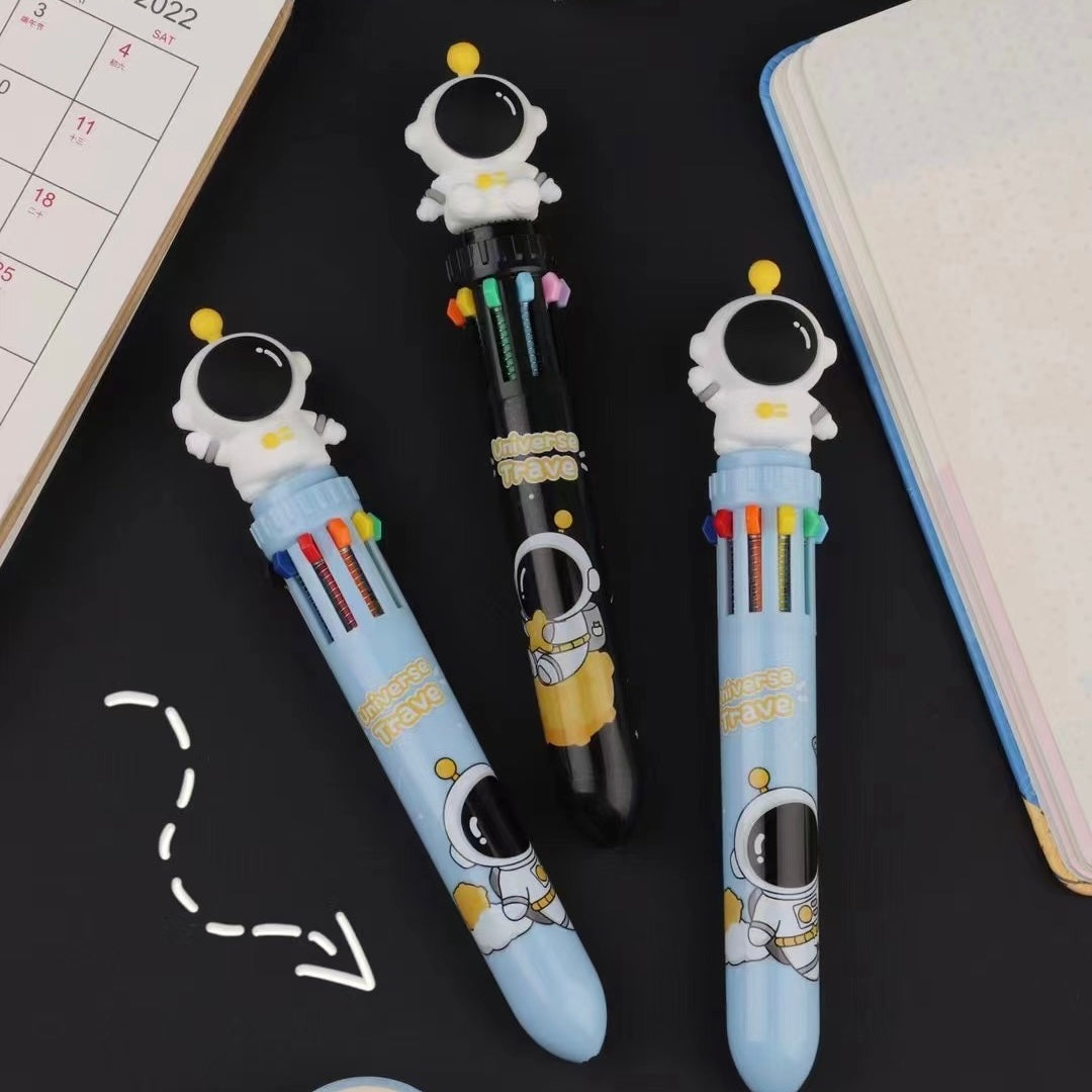 Astronaut Ten Color Ballpoint Pen, 36-pcs