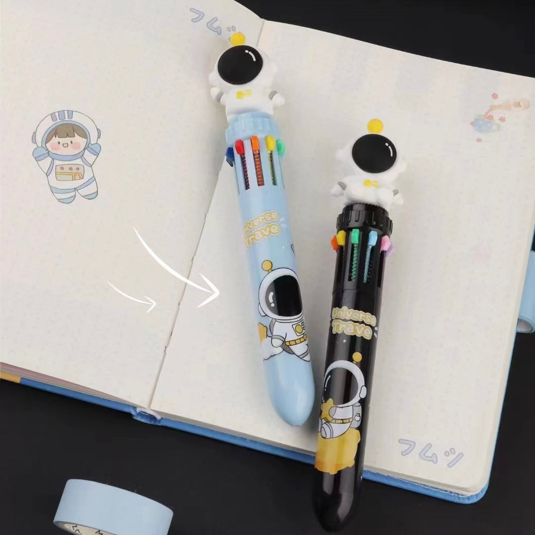 Astronaut Ten Color Ballpoint Pen, 36-pcs