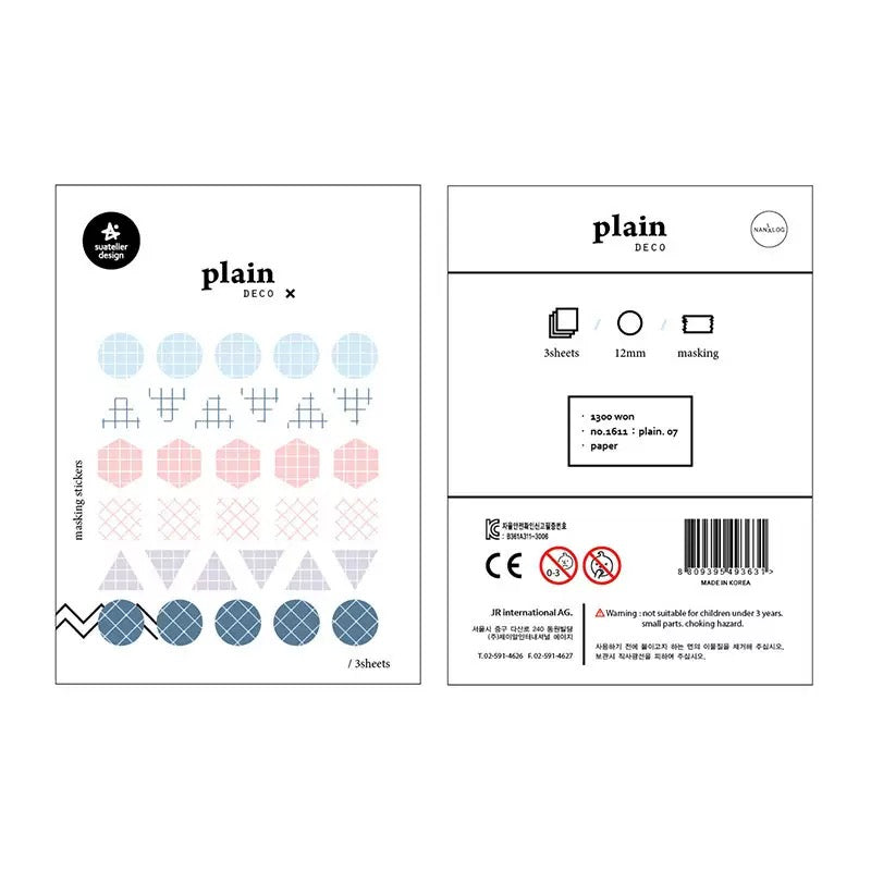 Suatelier Planner Index Tabs, 20-pcs