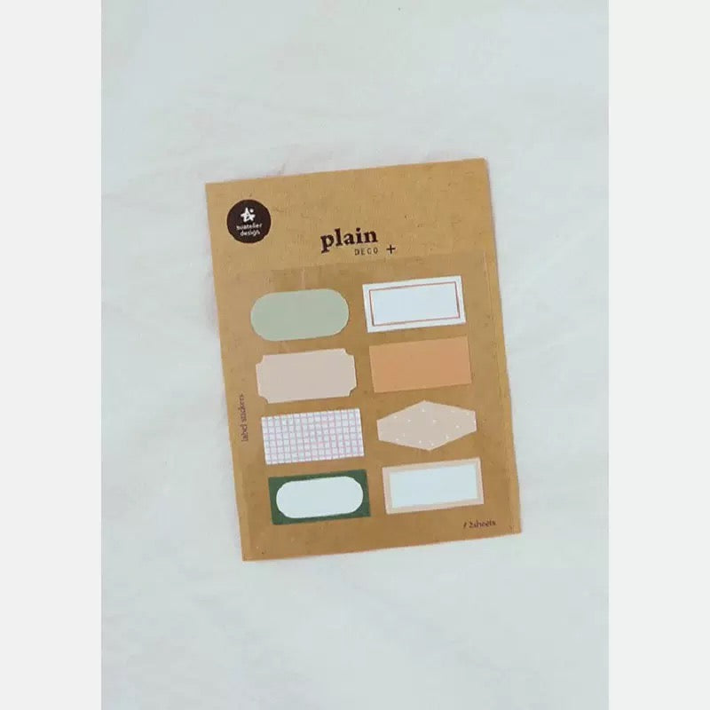 Suatelier Planner Index Tabs, 20-pcs
