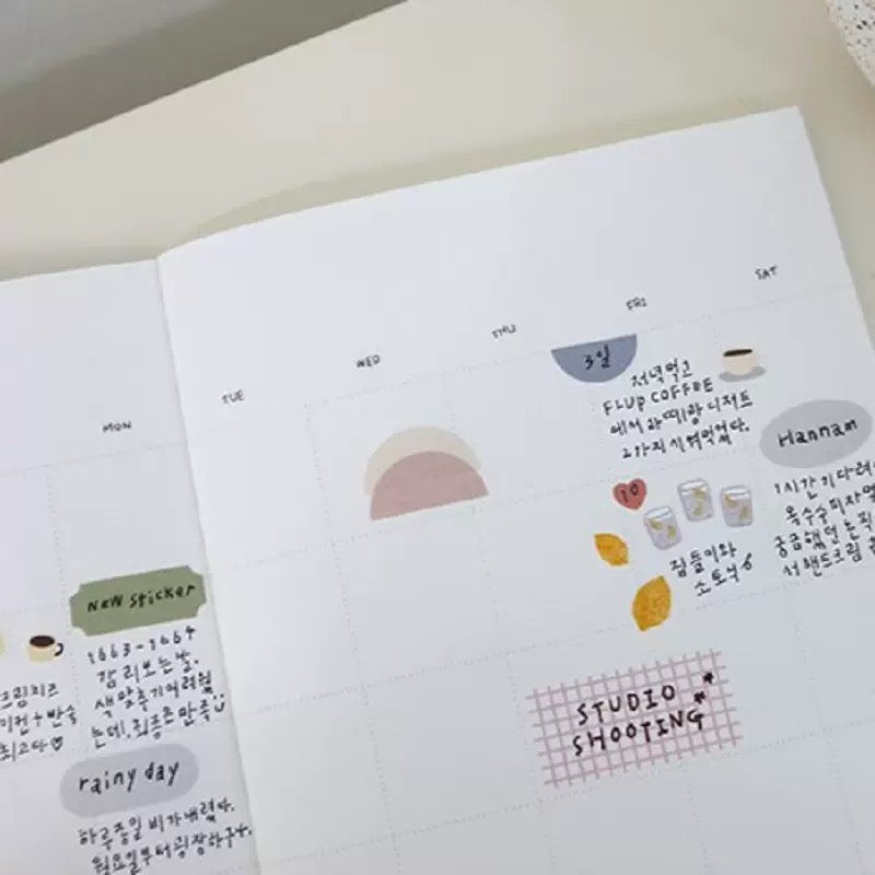 Suatelier Planner Index Tabs, 20-pcs