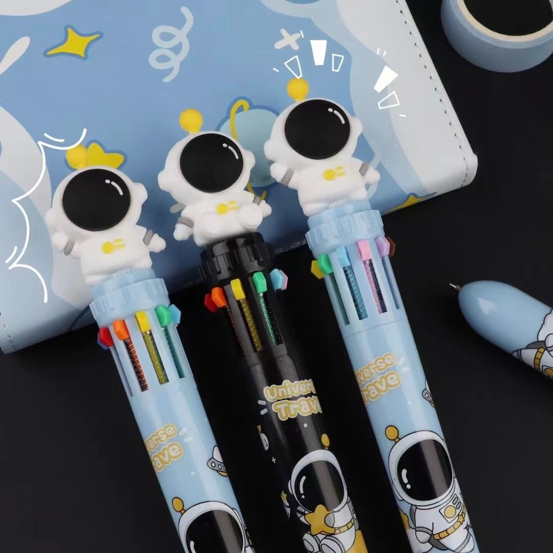 Astronaut Ten Color Ballpoint Pen, 36-pcs