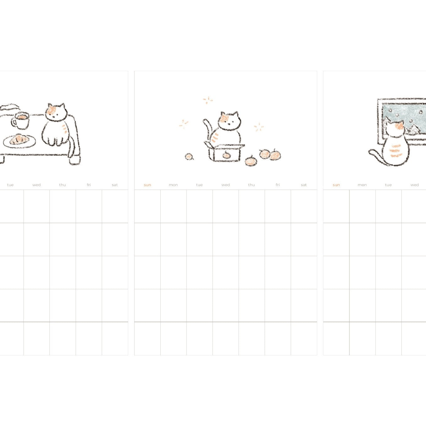 Suatelier Monthly Plan Sticker #4, 20-pcs