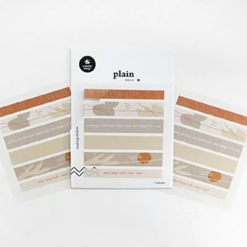 Suatelier Planner Index Tabs, 20-pcs
