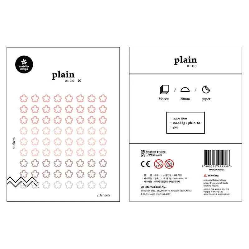 Suatelier Planner Index Tabs, 20-pcs