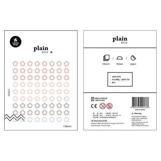 Suatelier Planner Index Tabs, 20-pcs