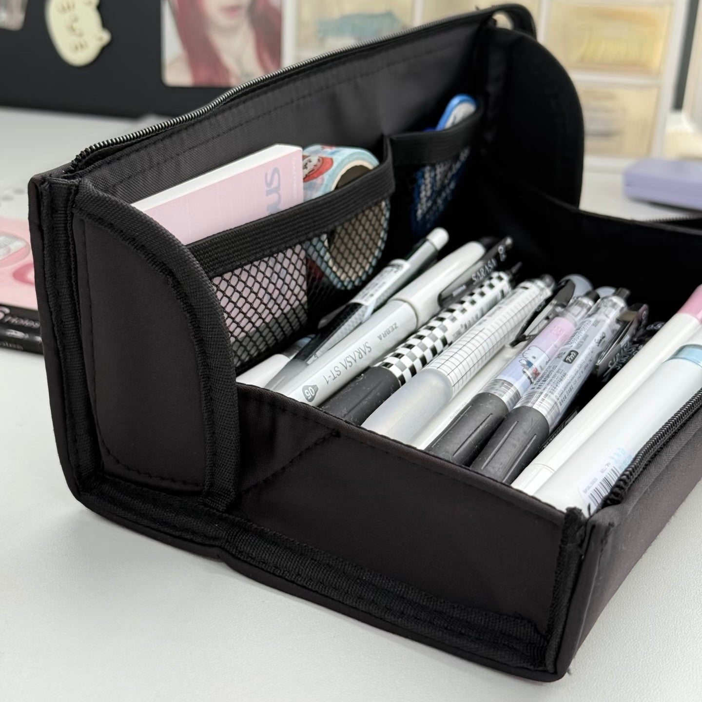 KOKUYO Fold-out Tray Pencil Case - 5pcs