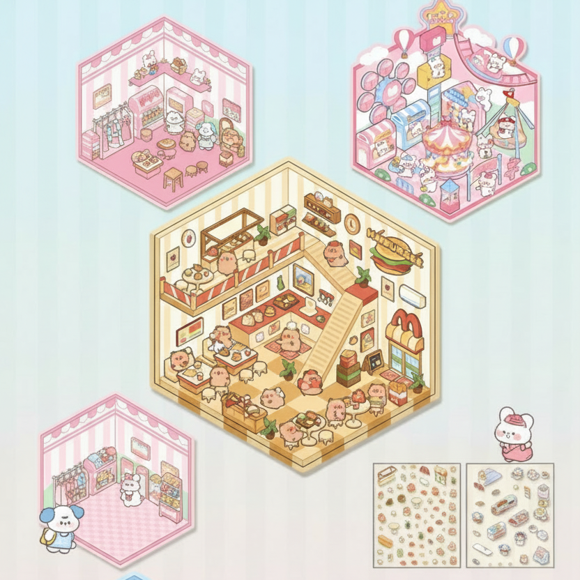 去除文字的造景封面图