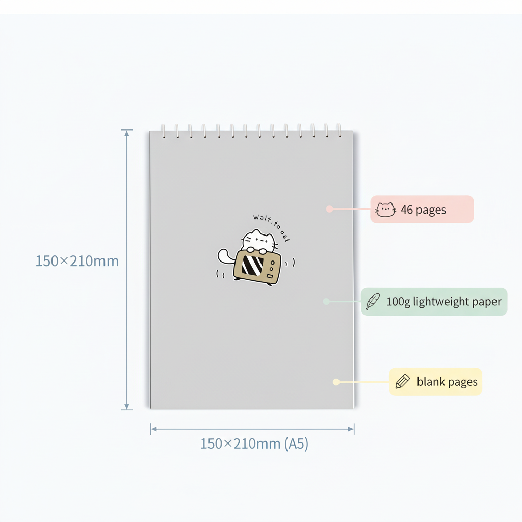 速写本尺寸页数标注