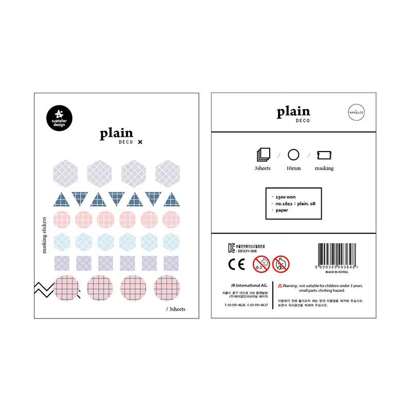 Suatelier Planner Index Tabs, 20-pcs