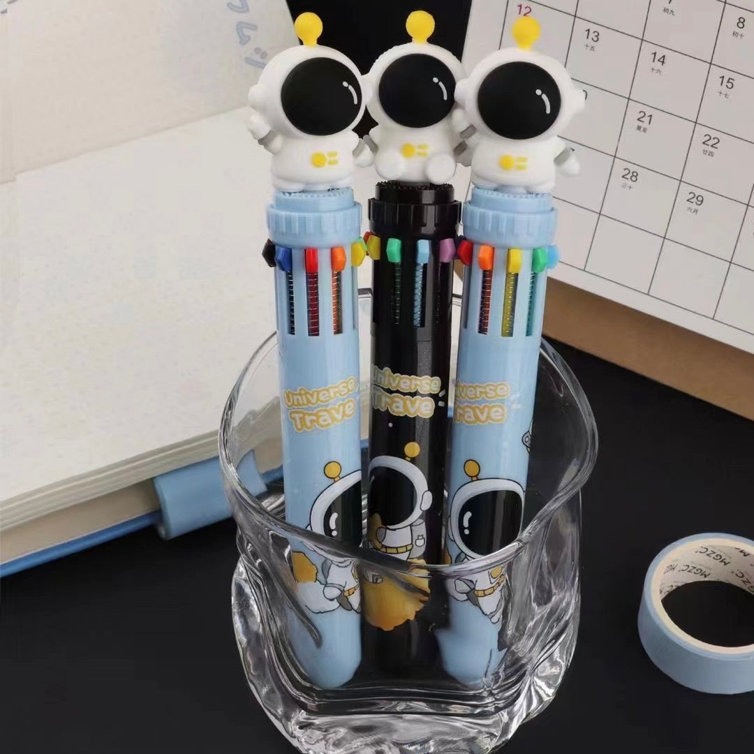 Astronaut Ten Color Ballpoint Pen, 36-pcs