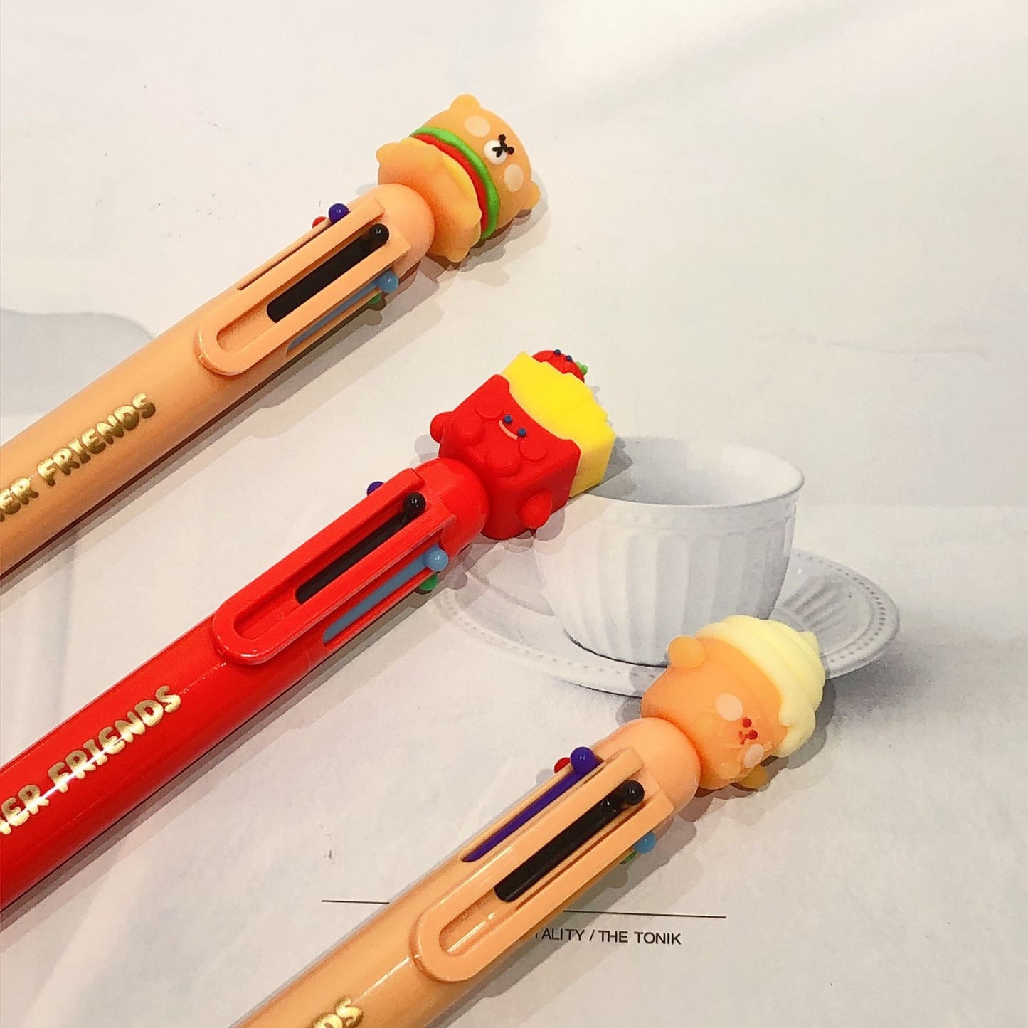 Hamer Friend Six Color Ballpoint Pen, 36-pcs