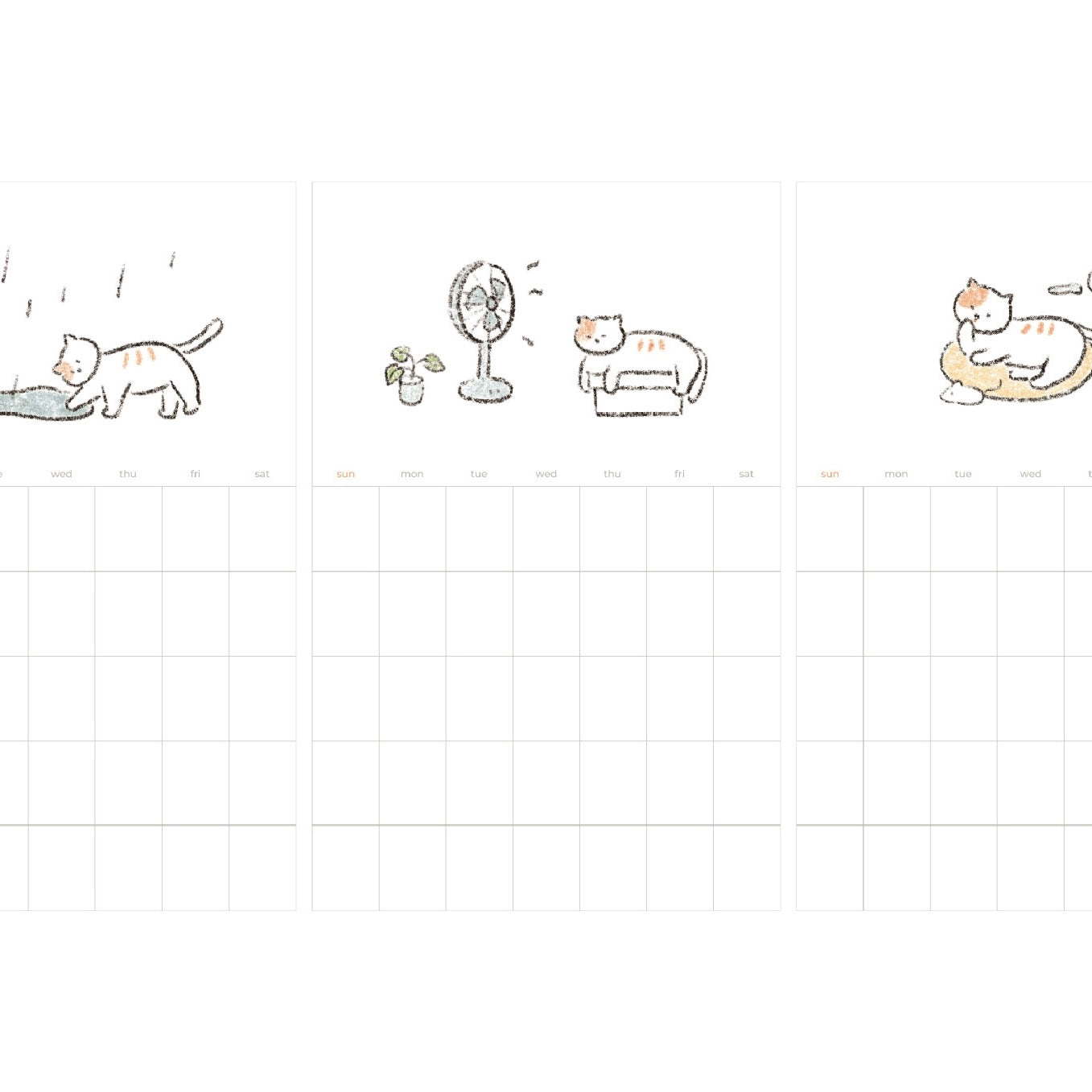 Suatelier Monthly Plan Sticker #4, 20-pcs