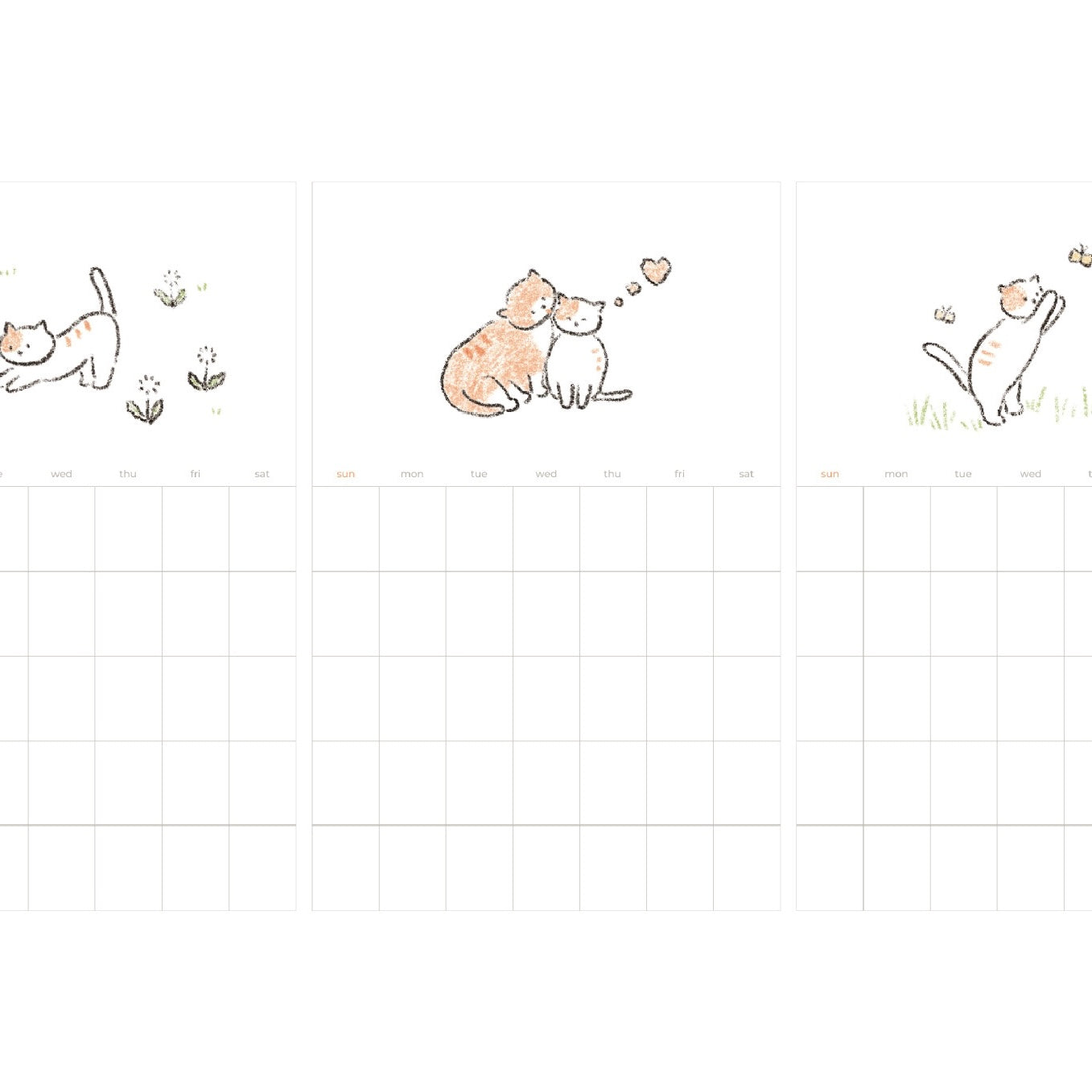 Suatelier Monthly Plan Sticker #4, 20-pcs