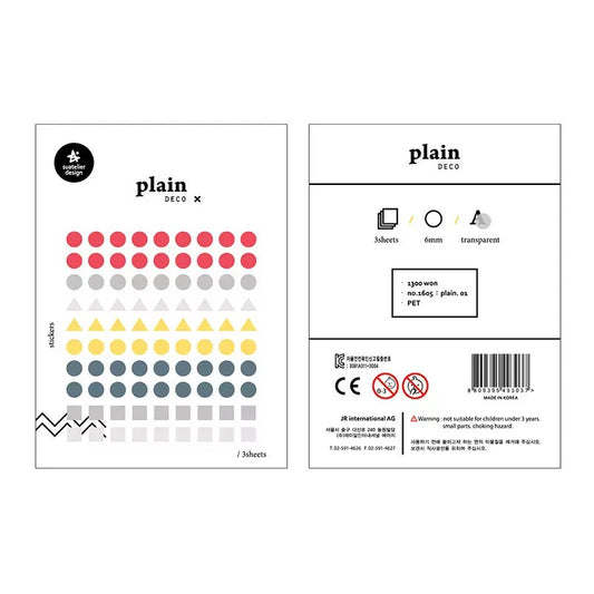 Suatelier Planner Index Tabs, 20-pcs