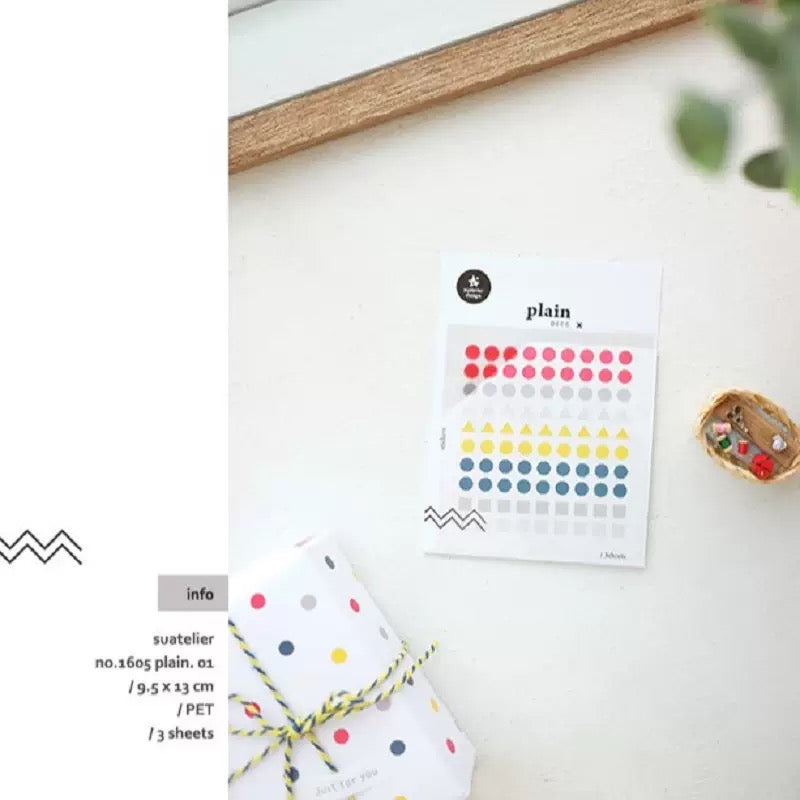Suatelier Planner Index Tabs, 20-pcs