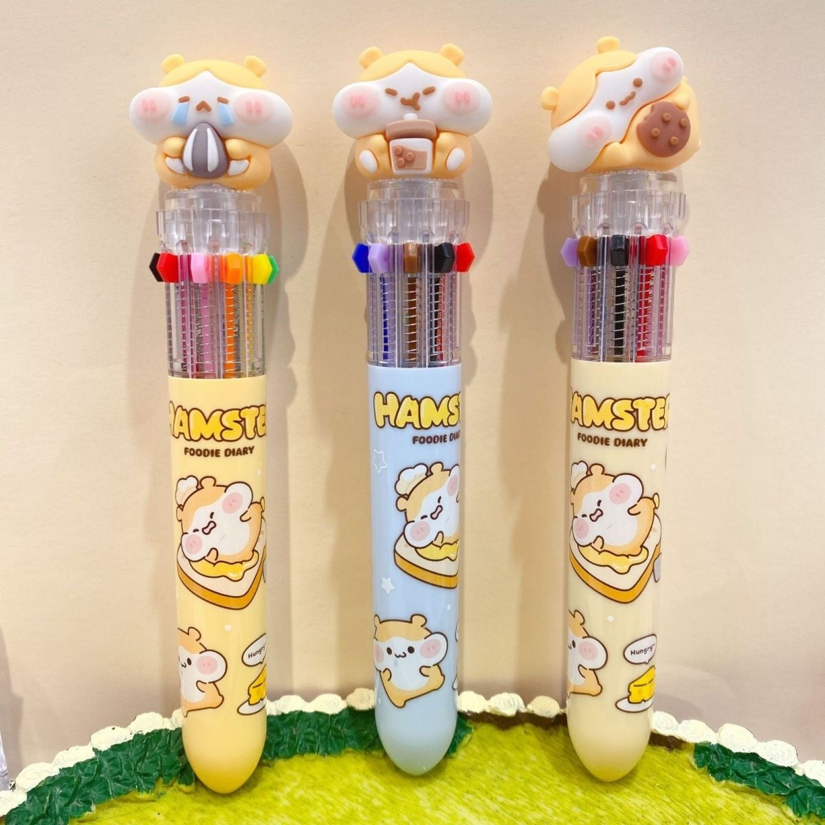 Hamster Ten Color Ballpoint Pen, 36-pcs