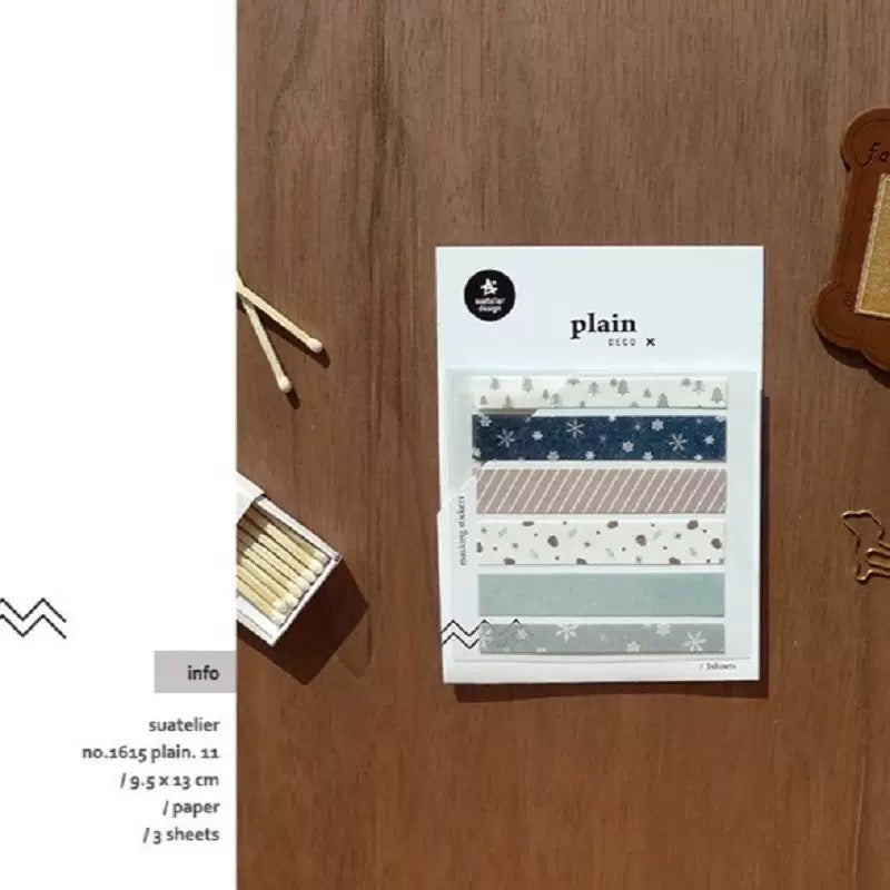 Suatelier Planner Index Tabs, 20-pcs
