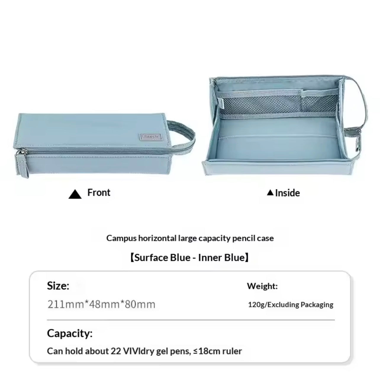 KOKUYO Fold-out Tray Pencil Case - 5pcs