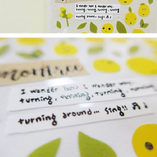 Suatelier Lemon tree Sticker, 20-pcs