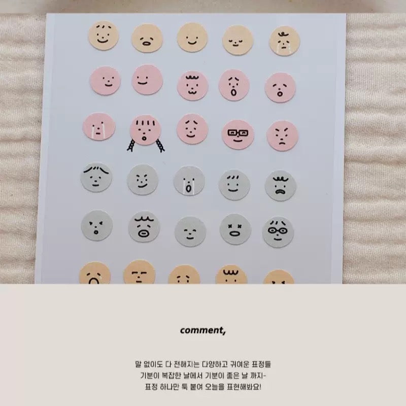 Suatelier Lively Days Sticker, 20-pcs