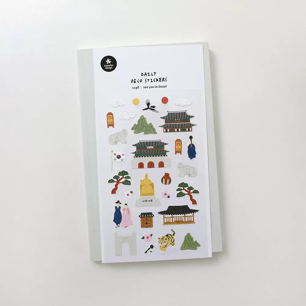 Suatelier see you in Seoul Sticker, 20-pcs