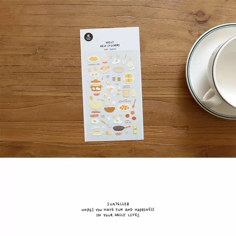 Suatelier Egg Time Sticker, 20-pcs