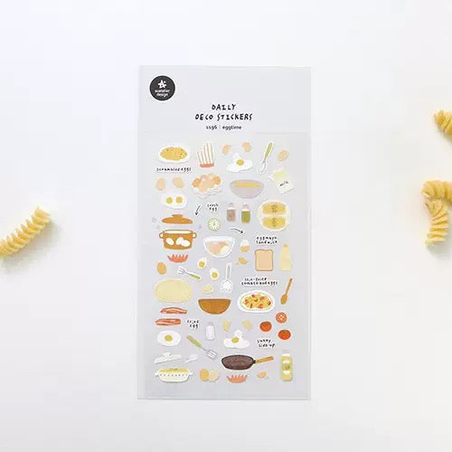 Suatelier Egg Time Sticker, 20-pcs