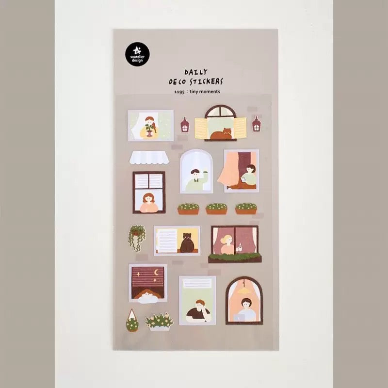 Suatelier Tiny moments Sticker, 20-pcs